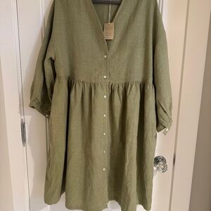 New With Tags Beaton Linen House Dress